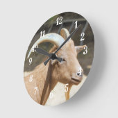 Horloge Ronde Chèvre (Angle)