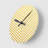 Horloge Ronde chevron (Angle)