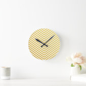 Horloge Ronde chevron (Maison)