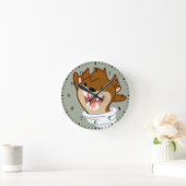 Horloge Ronde Chibi Tornade TAZ™ (Maison)