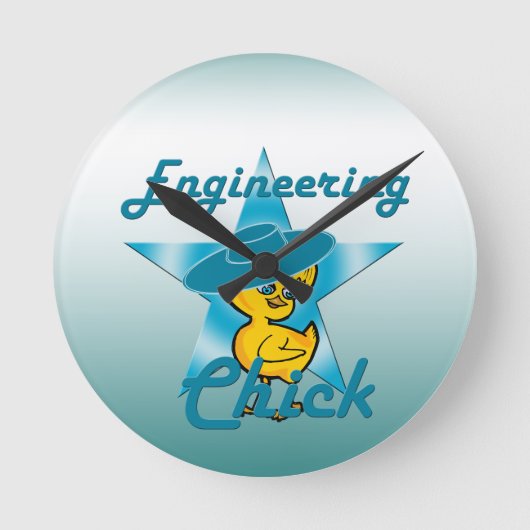 Horloge Ronde Chick d'ingénieur #7 (Recto)