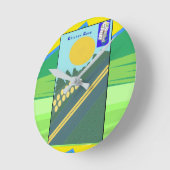 Horloge Ronde Chicken Coup  (Angle)