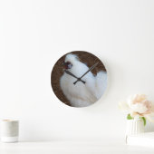 Horloge Ronde Chicken de White Silkie (Maison)