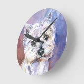 Horloge Ronde Chien (Angle)
