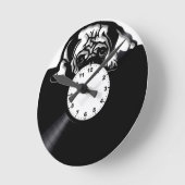 Horloge Ronde Chien (Angle)