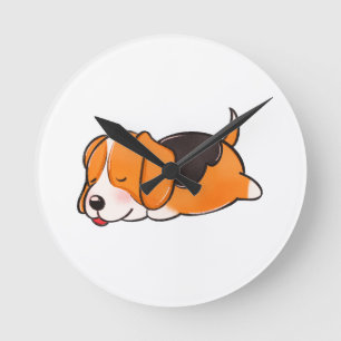 Horloge Ronde Chien, Beagle, Nature
