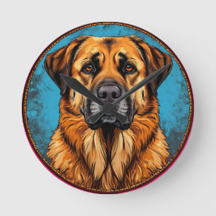 Horloge Ronde chien de berger anatolien