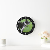 Horloge Ronde Chien de Boston Terrier (Maison)