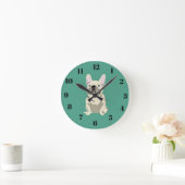 Horloge Ronde Chien mignon (Maison)