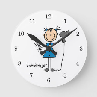 Horloge Ronde Chiffre de coiffure
