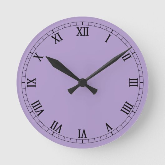 Horloge Ronde Chiffres romains classiques (Recto)