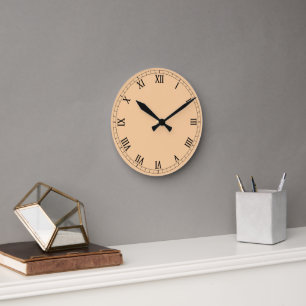 Horloge Ronde Chiffres romains classiques