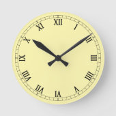 Horloge Ronde Chiffres romains classiques (Recto)