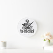 Horloge Ronde Chiffres thaïlandais Pyramide ♦ Script en thaï ♦ (Maison)
