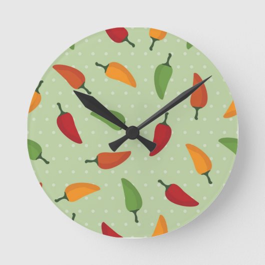 Horloge Ronde Chilli pepper (Recto)