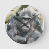 HORLOGE RONDE CHIMPANZEE (Recto)