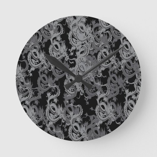 Horloge Ronde Chinois Yang Dragon (Recto)