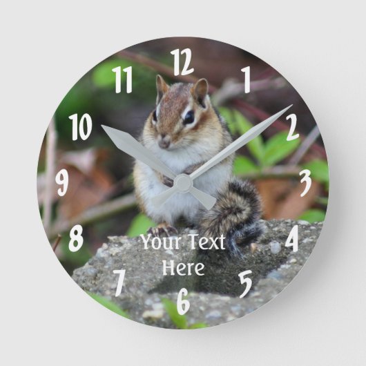 Horloge Ronde Chipmunk (Recto)