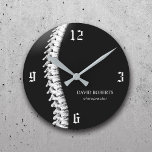 Horloge Ronde Chiropratique Chiropraticien Spine Therapist Chiro<br><div class="desc">Chiropractic Chiropractor Spine Therapist Horloge Chiro.</div>