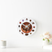 Horloge ronde "Chocaholic" (Maison)