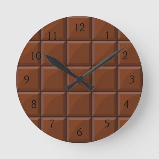 Horloge Ronde chocolat au lait (Recto)
