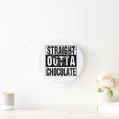 Horloge Ronde Chocolat chaud (Maison)