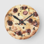 Horloge Ronde Chocolate Chip Cookie (Recto)