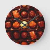 HORLOGE RONDE CHOCOLATS ASSORTIS (Recto)