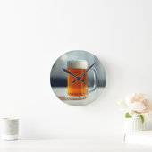 Horloge Ronde Chope à bière (Maison)