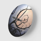 Horloge Ronde Chouette (Angle)