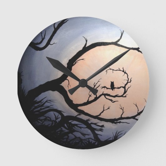 Horloge Ronde Chouette (Recto)