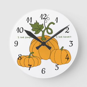 Horloge Ronde Chouette romaine