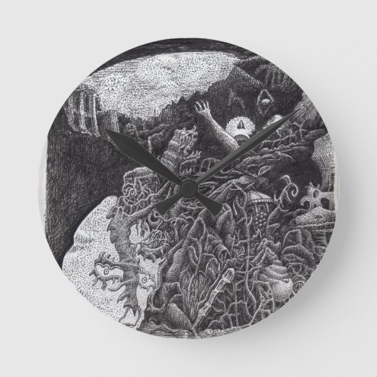 Horloge Ronde Ci-dessous par Brian Benson (Recto)