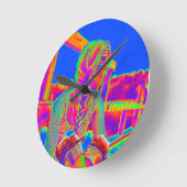 Horloge Ronde Ciel bleu (Angle)