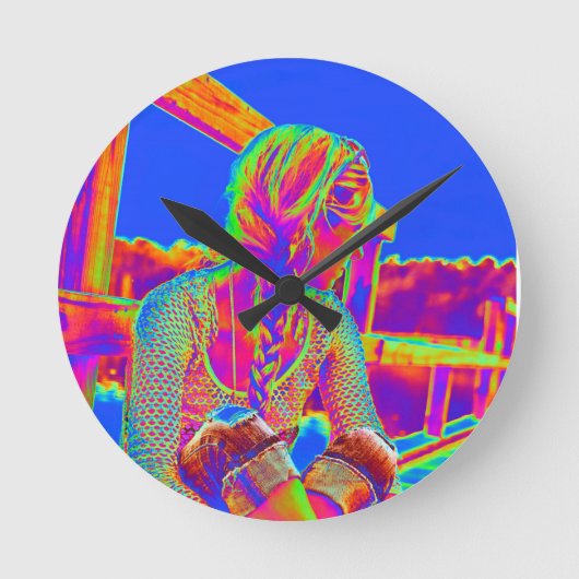 Horloge Ronde Ciel bleu (Recto)