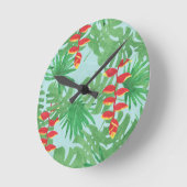 Horloge Ronde Ciel Jungle (Angle)
