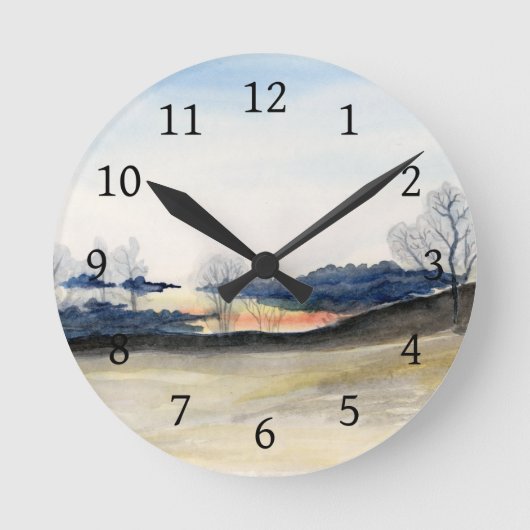 Horloge Ronde Ciel orageux (Recto)