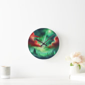 Horloge Ronde ciel vert (Maison)