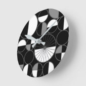 Horloge Ronde Circles Halves Black Gray (Angle)