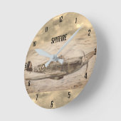 Horloge Ronde Circulaire (Angle)