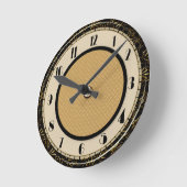 Horloge Ronde Circular Art Deco Style Smart (Angle)