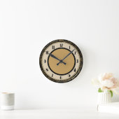 Horloge Ronde Circular Art Deco Style Smart (Maison)