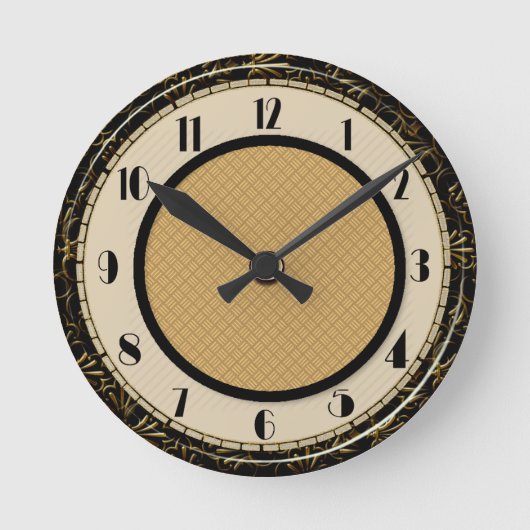 Horloge Ronde Circular Art Deco Style Smart (Recto)