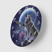 HORLOGE RONDE CITER DE LOUP (Angle)