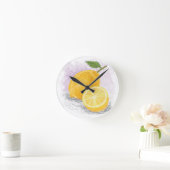 Horloge Ronde citron (Maison)