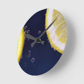 Horloge Ronde Citron (Angle)