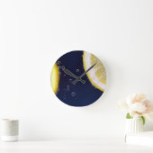 Horloge Ronde Citron (Maison)