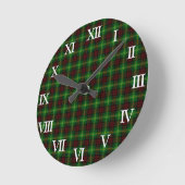 Horloge Ronde Clan Martin Tartan (Angle)