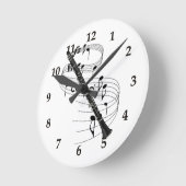 Horloge Ronde Clarinet (Angle)