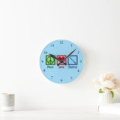 Horloge Ronde Clarinets d'amour pour la paix (Maison)